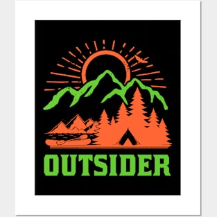 Outsider Mountans Posters and Art